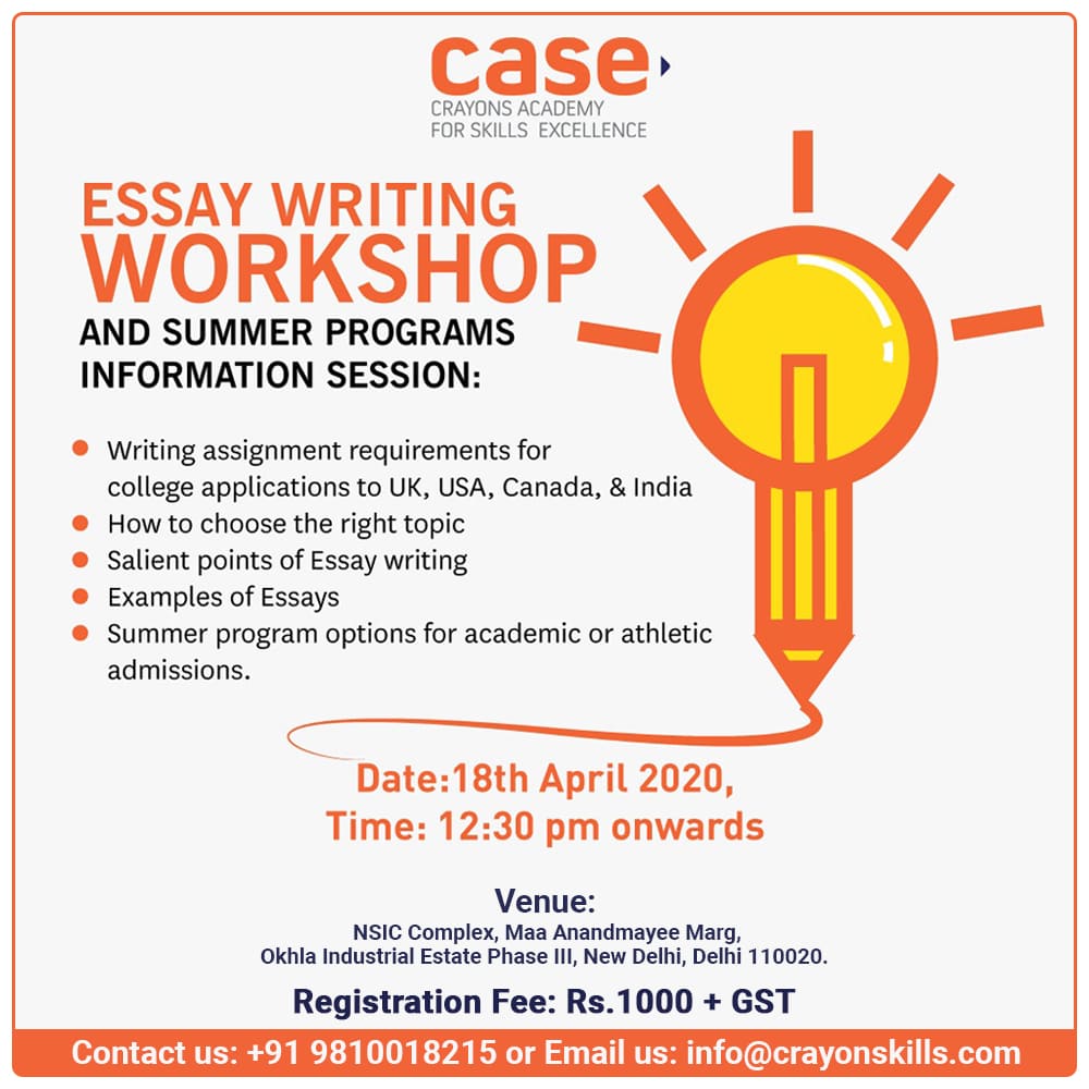 essay workshop ideas
